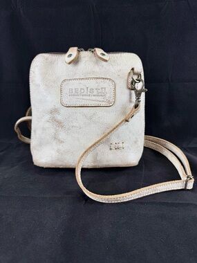 BED|STU Cobbler Series Nectar Tan Distressed Leather Crossbody Bag